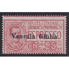 VENEZIA GIULIA 1919 Yv 32 ESTAMPILLA COMPLETA NUEVA MINT 160 €
